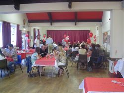A party at Beoley Village Hall