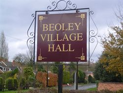 Beoley Village Hall Sign